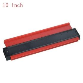 Radial Ruler Contour Gauge Taker Profile Gauge (Option: Red 10inch 2pcs)